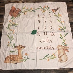 Baby milestone blanket 0-12month